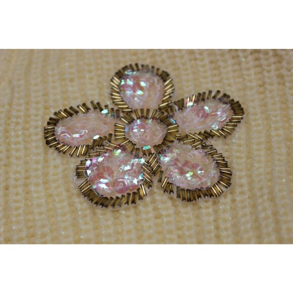 Alessandra Rich women's ‎ cropped embellished mohair blend cardigan sweater 36 - Picture 7 of 12